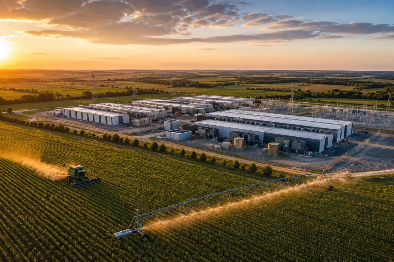 Bilhões da Inteligência Artificial agora disputam terras com o agro; fazendas entram na mira dos data centers
