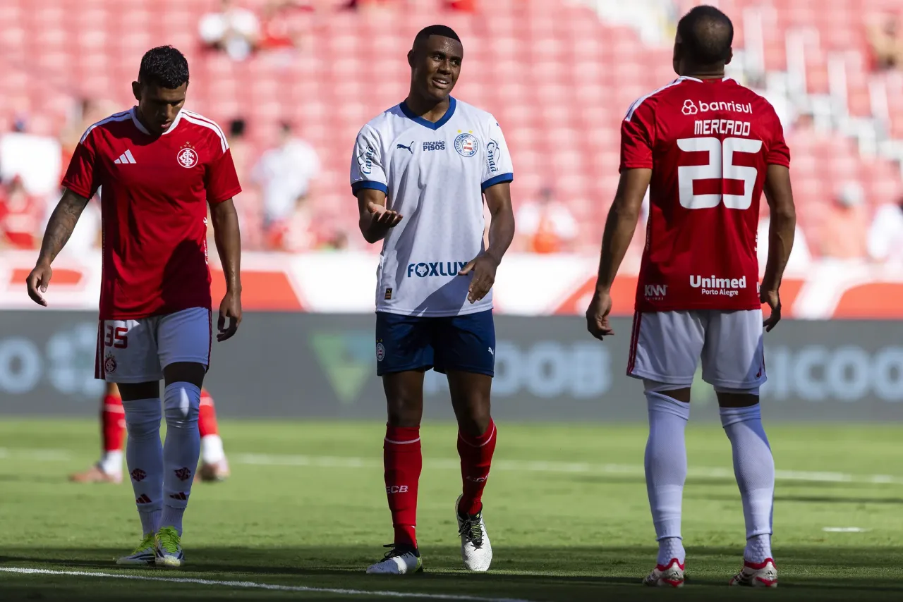 Bahia x Internacional: siga o tempo real do jogo pelo Campeonato Brasileiro