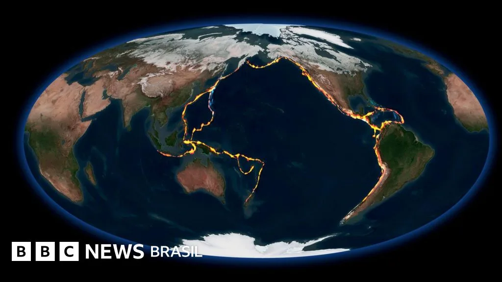 O que é o Cinturão de Fogo do Pacífico em que está a Colômbia, e por que 90% dos terremotos do mundo ocorrem nesta região