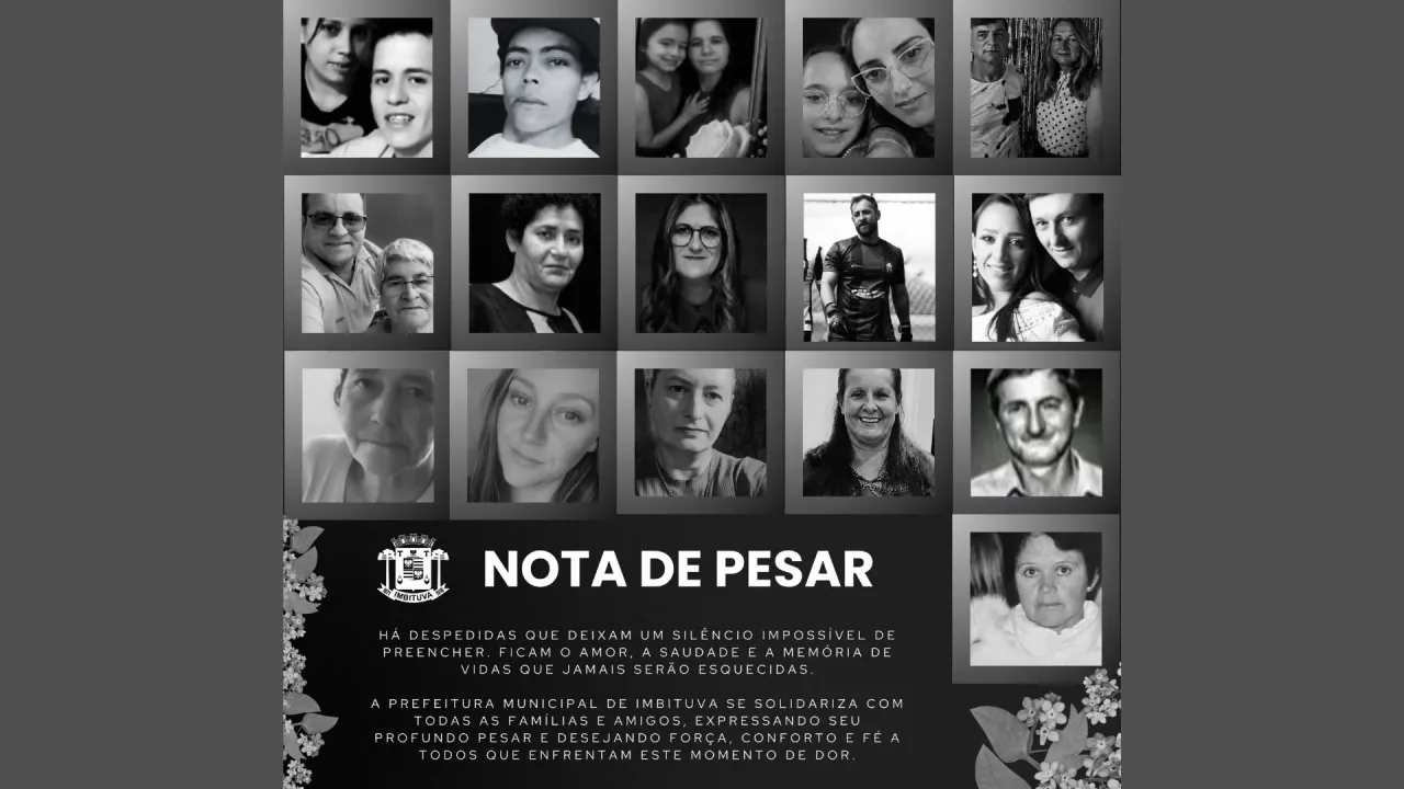 Prefeitura divulga fotos dos envolvidos em acidente na BR-373, no PR