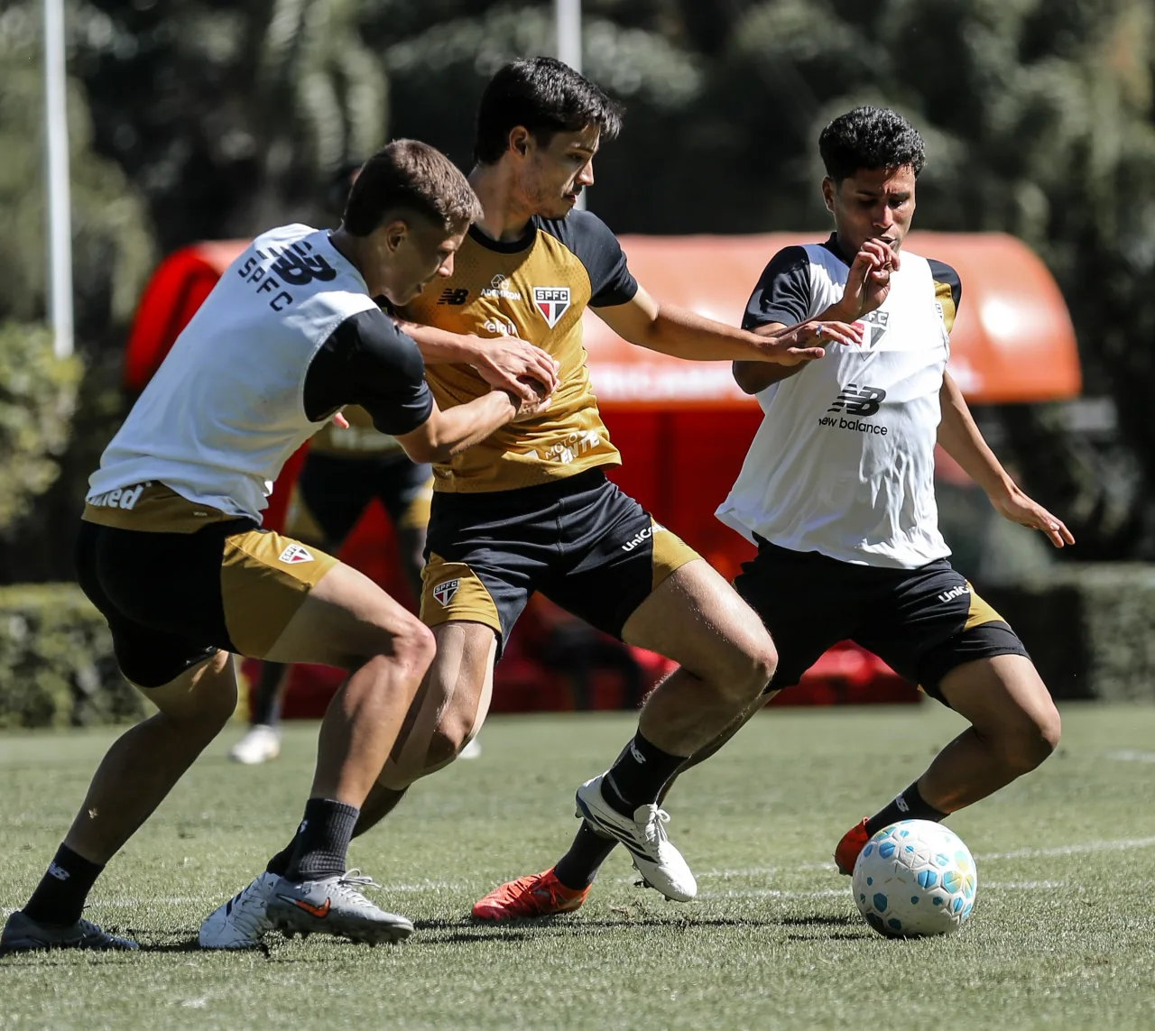 Veja galeria de fotos do treino do São Paulo desta quarta-feira