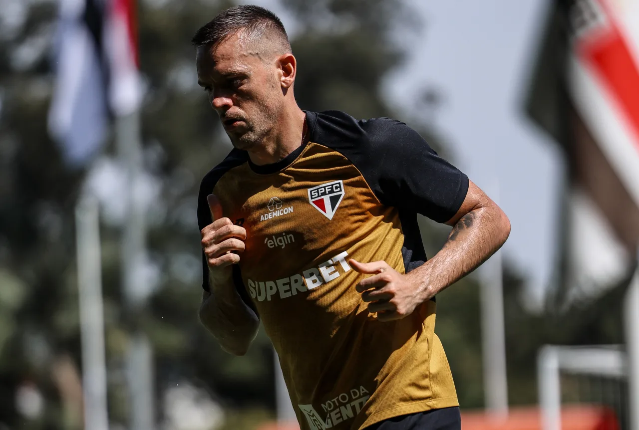 Veja as fotos do treino do São Paulo deste domingo
