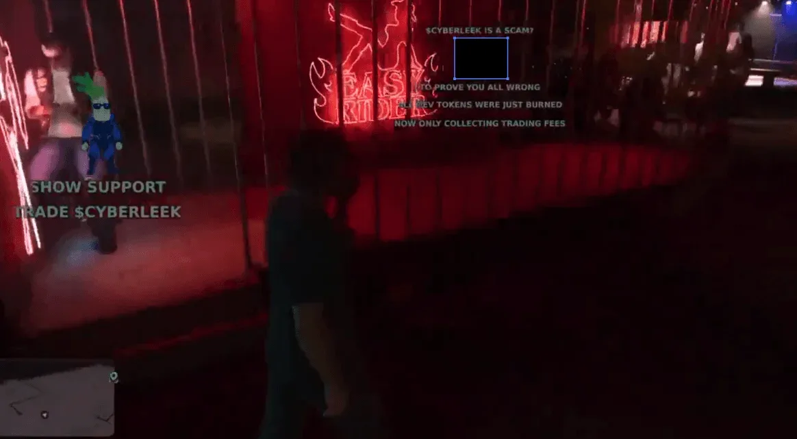 GTA 6: Criptomoeda de Cyberleek valoriza 300% após vídeo de clube de striptease