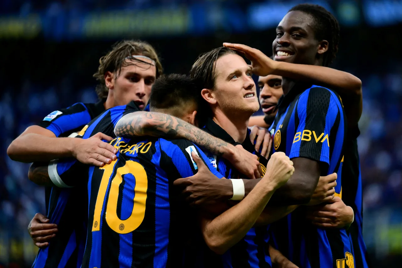 Atual campeã, Inter goleia o Monza na estreia do Campeonato Italiano