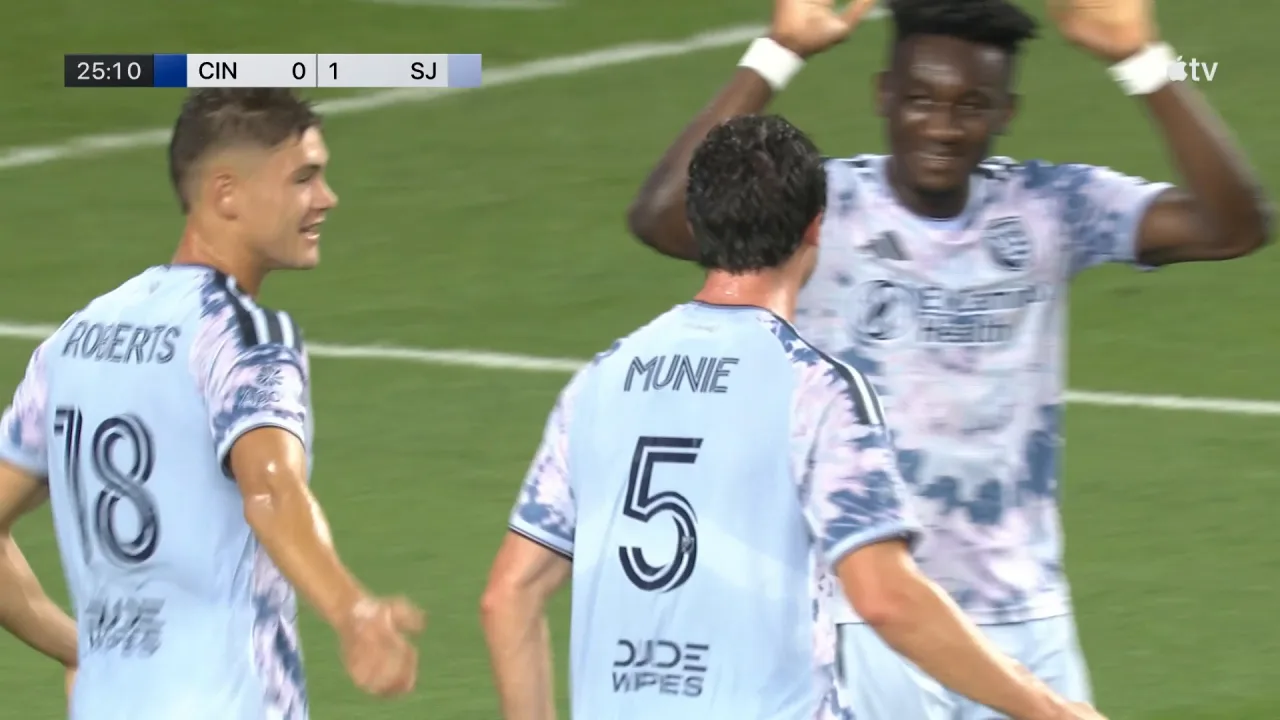 Melhores momentos da goleada do FC Cincinnati sobre o San Jose Earthquakes pela MLS