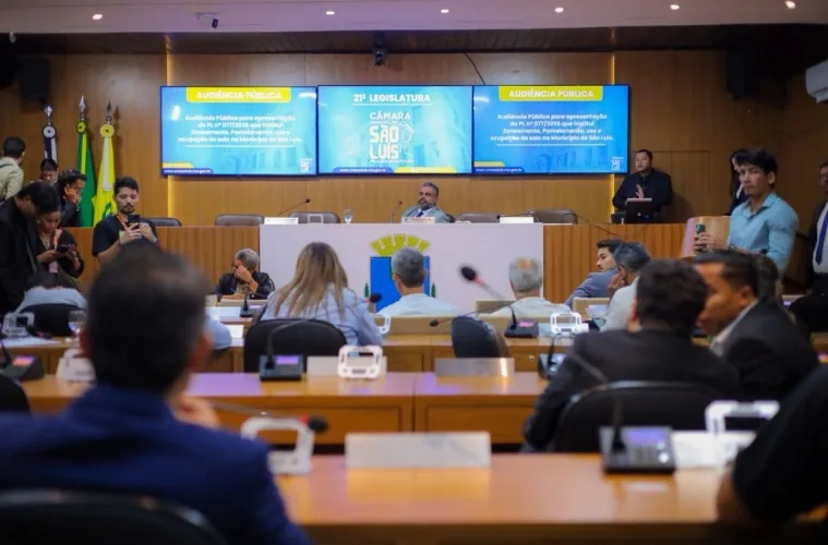 Audiência pública sobre Lei de Zoneamento é suspensa novamente na Câmara de São Luís