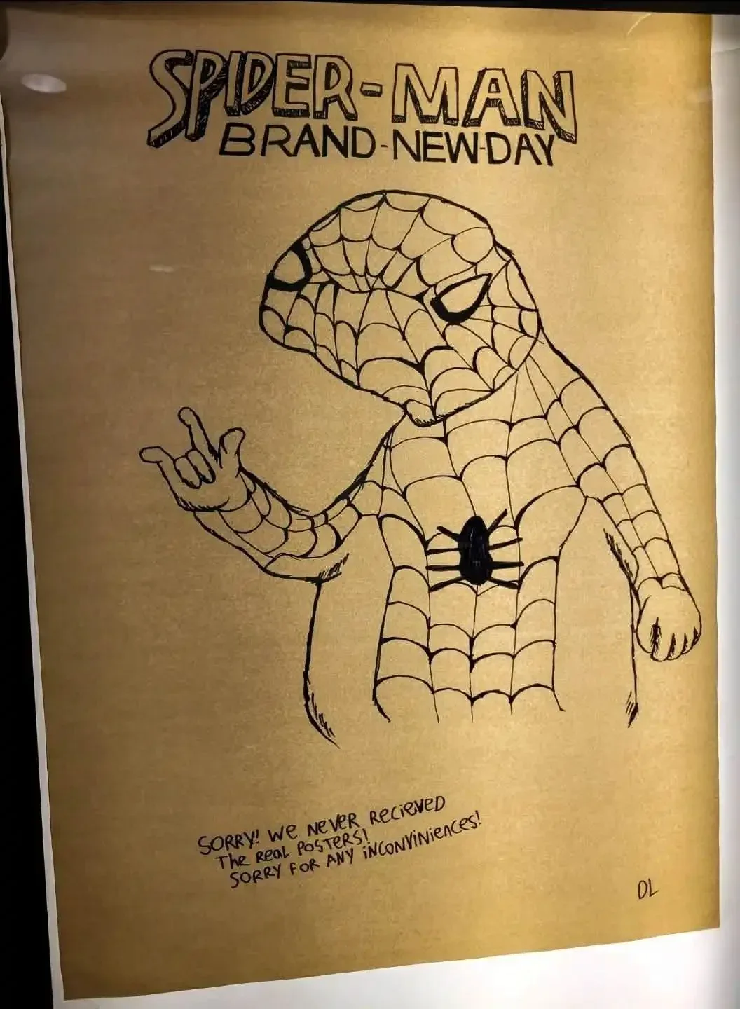 Pôster alternativo de Homem-Aranha: Um Novo Dia ganha fama na internet