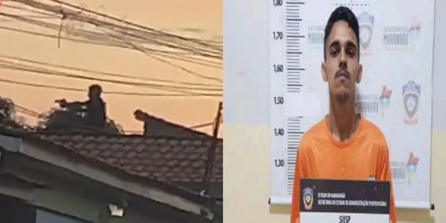 Homem sobe em telhado, atira contra populares e morre após troca de tiros em Açailândia