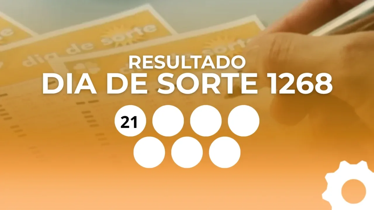 Resultado do Dia de Sorte 1268: veja os números sorteados com prêmio de R$ 650 mil