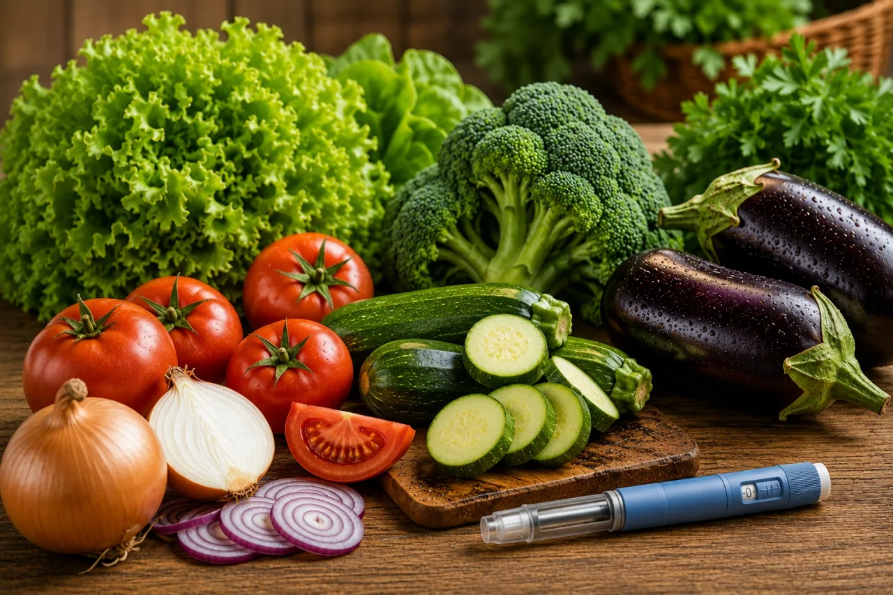 Alimentação com hortaliças e frutas potencializa efeitos de canetas emagrecedoras