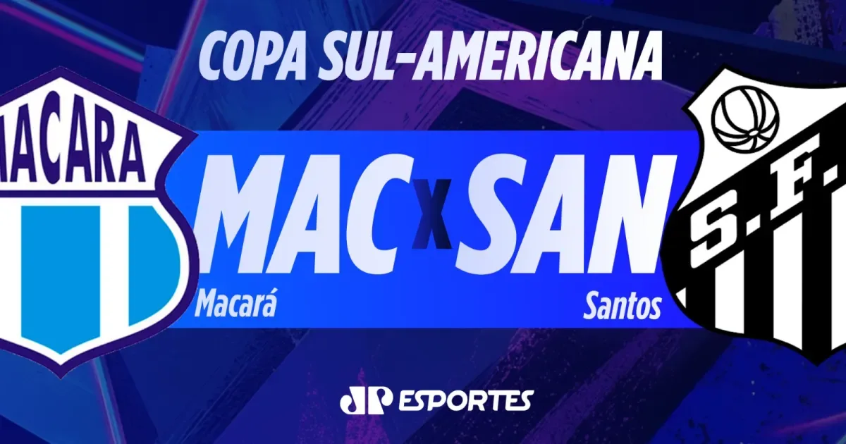 Macará x Santos: acompanhe a transmissão da Jovem Pan ao vivo