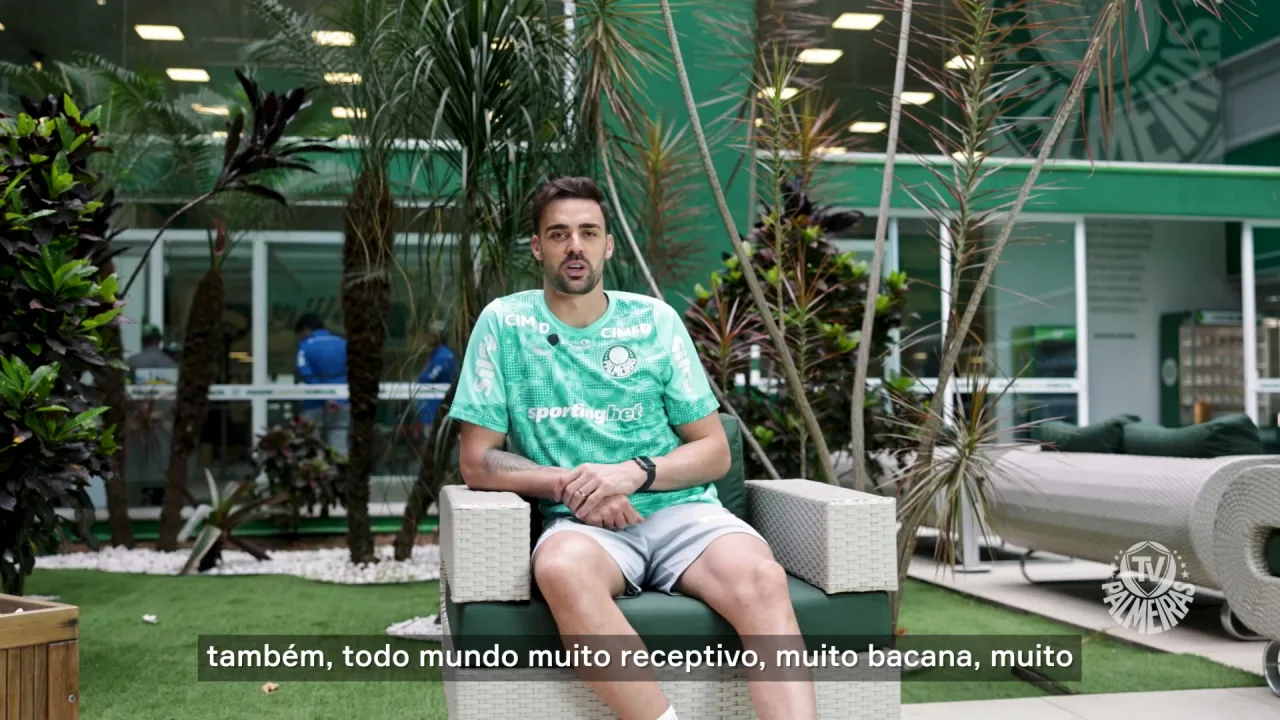 Goleiro Bruno Bertinato chega ao Palmeiras: “Oportunidade da vida”