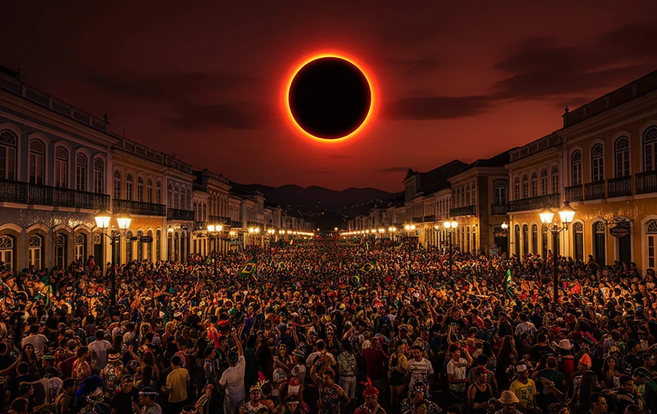 Eclipse solar faz dia virar noite na Europa. Quando será o próximo no Brasil?