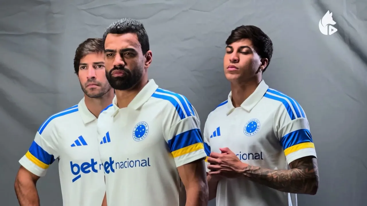 Cruzeiro lança novo terceiro uniforme para 2026; assista aos bastidores da revelação