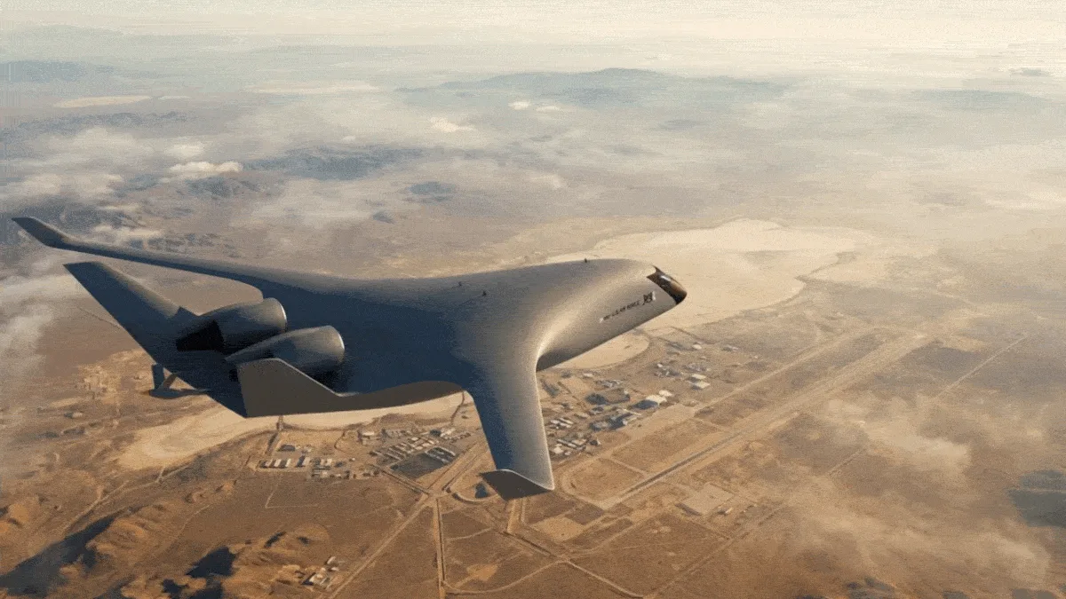 Projeto de 'avião-arraia' promete tornar voos mais baratos; veja como ele será