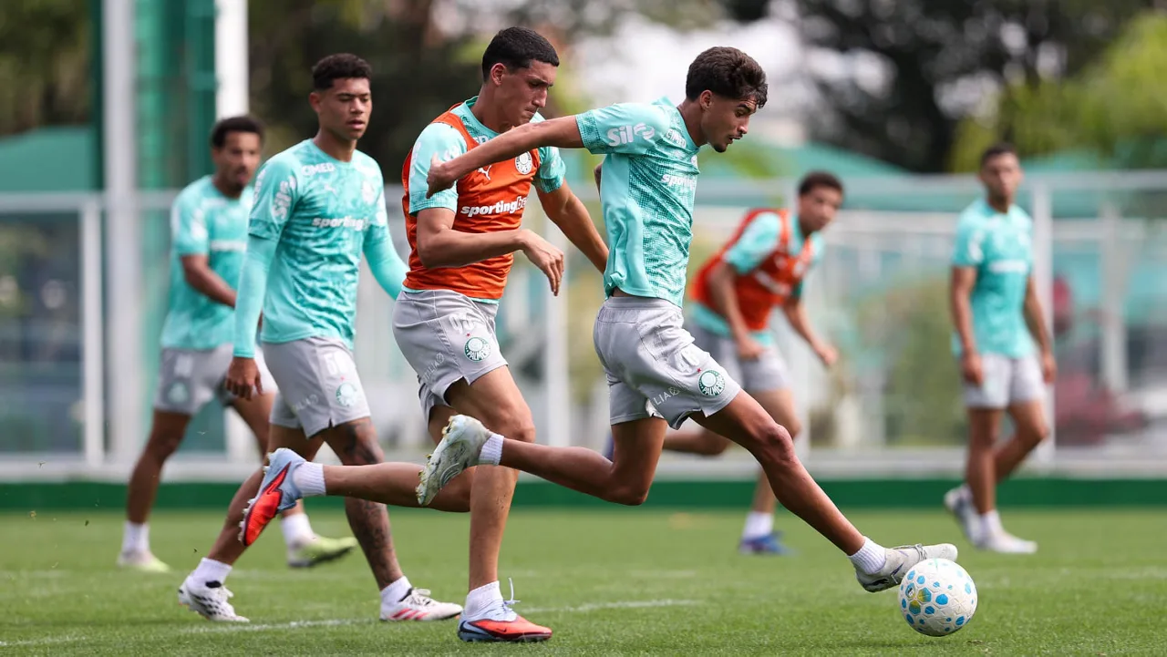 Confira as fotos do treino do Palmeiras desta quinta-feira
