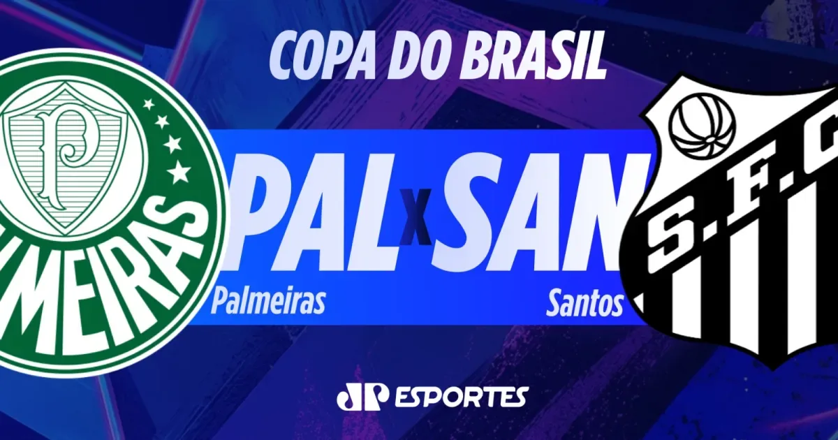Palmeiras x Santos: acompanhe ao vivo a transmissão da Jovem Pan