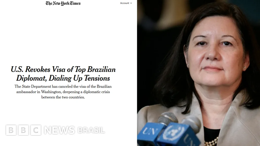 'Disputa crescente': como imprensa internacional noticiou revogação do visto de embaixadora do Brasil pelos EUA