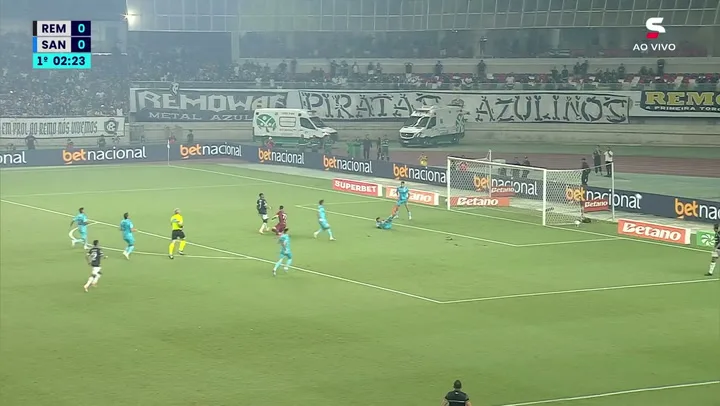Veja os melhores momentos de Remo x Santos pela Copa do Brasil