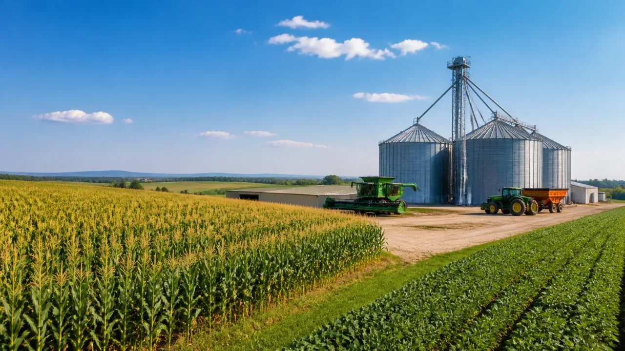 USDA eleva projeções para milho e soja dos EUA em 2026/27
