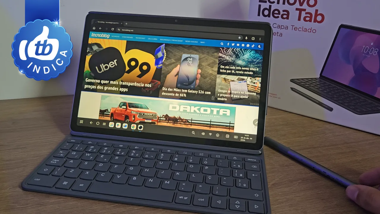 Tablet com teclado em 2026: 6 modelos que já vêm com o acessório na caixa