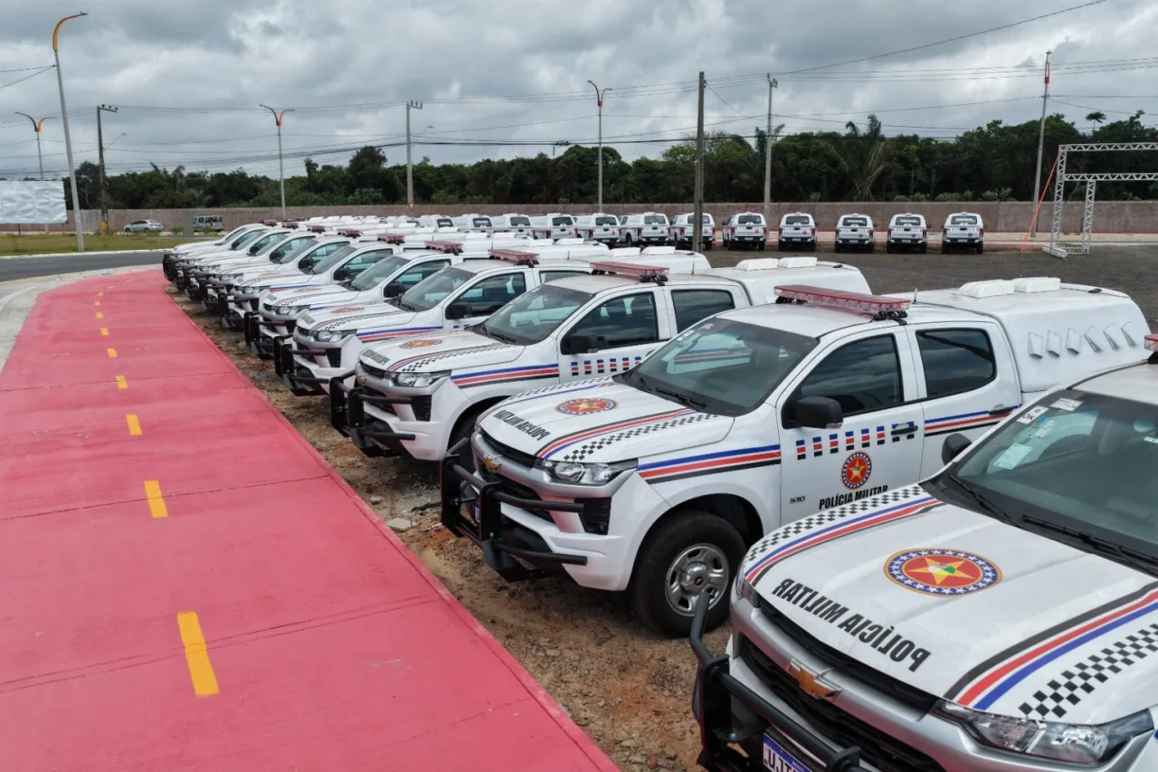 Maranhão recebe 113 novas viaturas para reforçar policiamento e perícia criminal