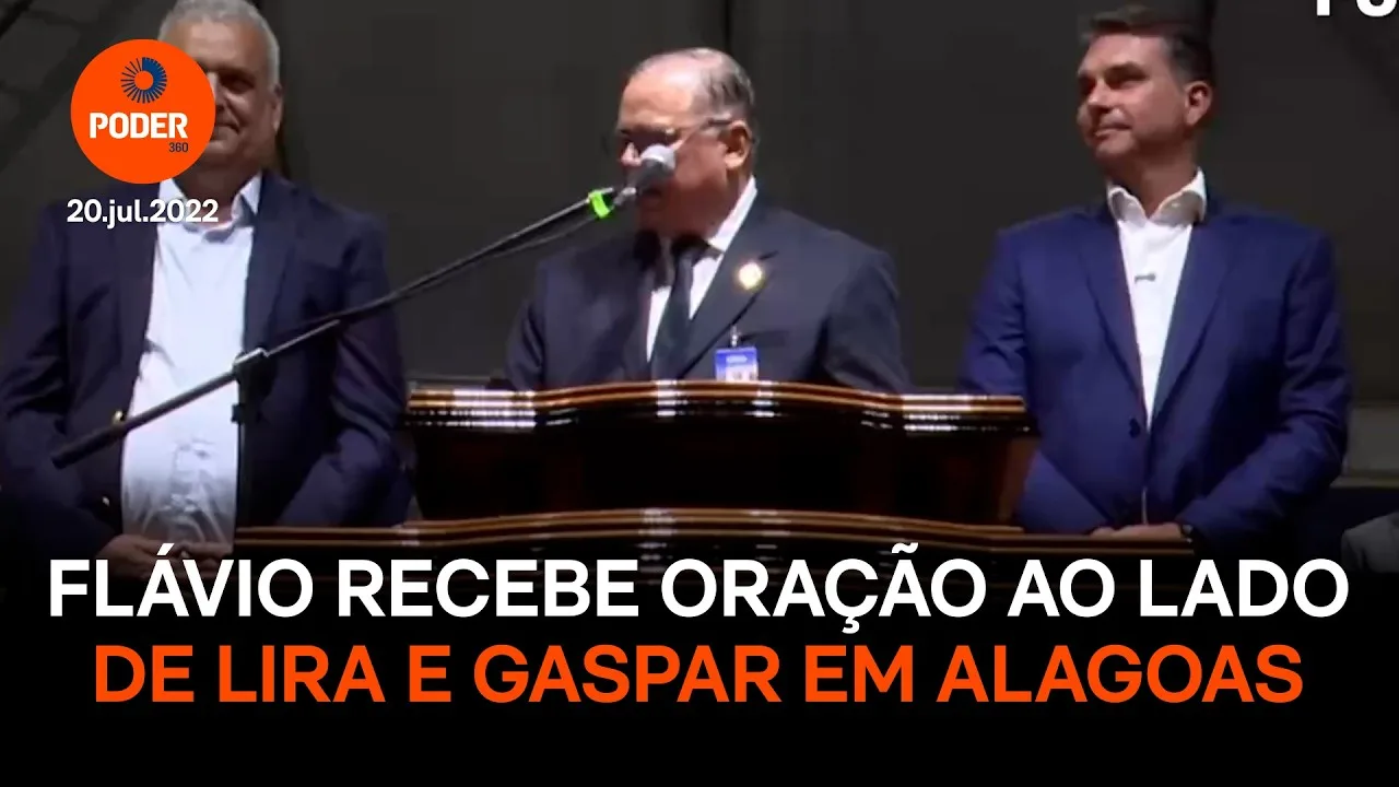 Pastor ora por Flávio e pede que Brasil “não caia nas garras do inimigo”
