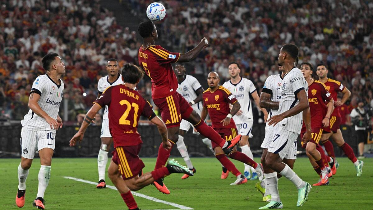 Inter reage no segundo tempo e arranca empate da Roma no Olímpico