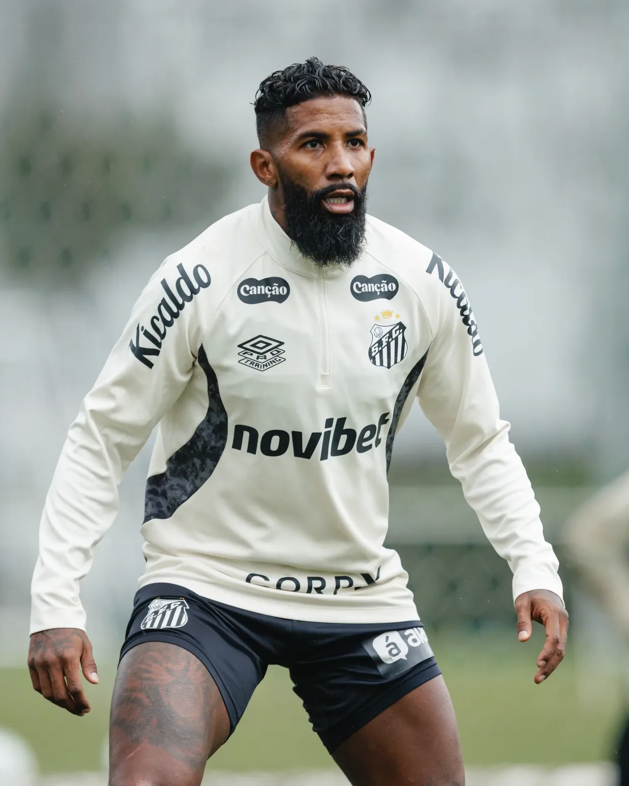 Treino do Santos: veja fotos da primeira atividade para enfrentar o Atlético-MG