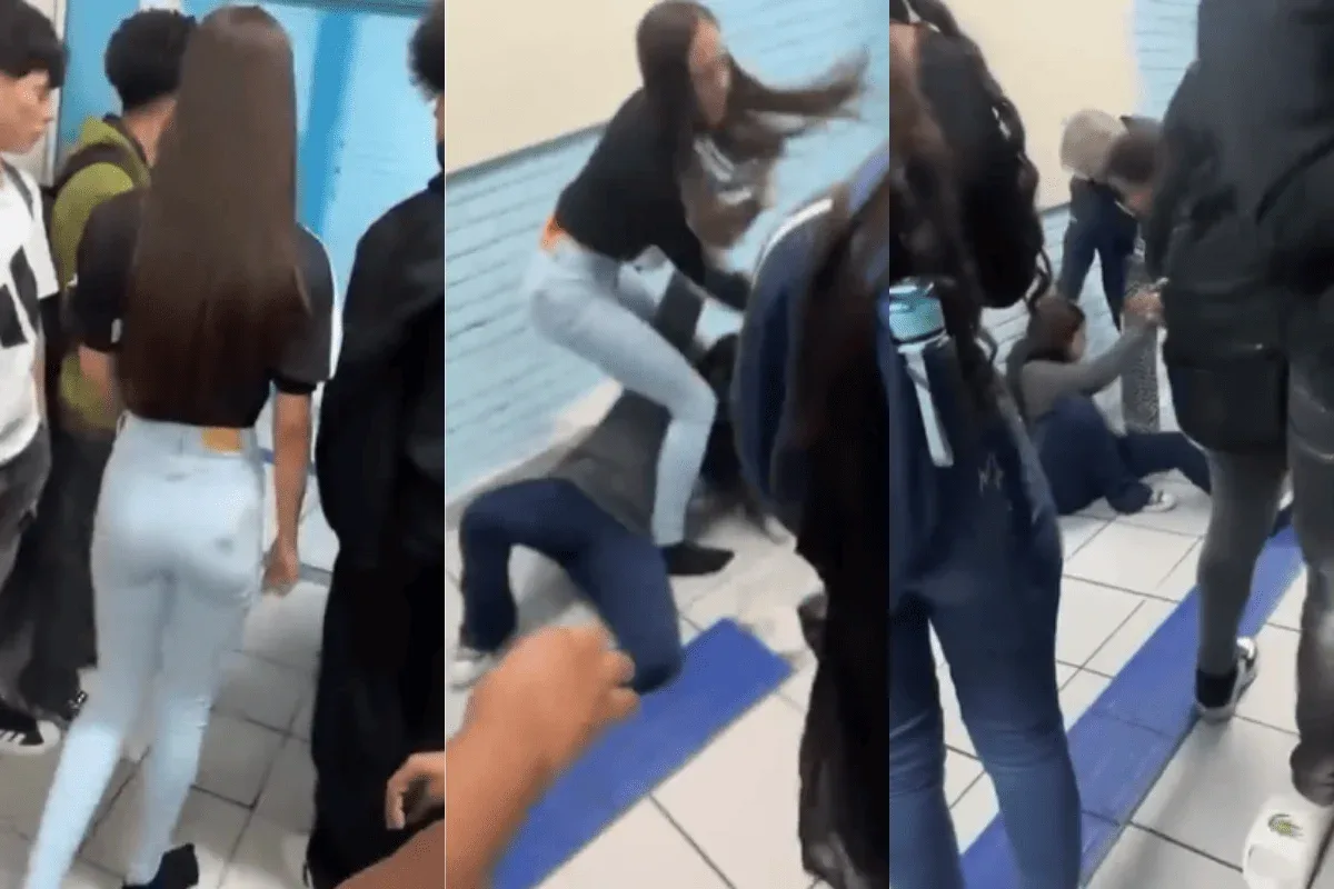 Aluna dá socos e chutes na cabeça de funcionária de escola na Grande SP