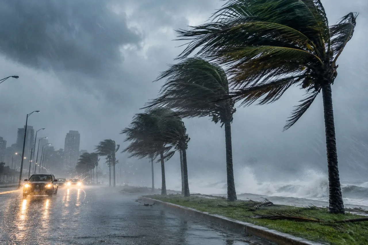 Ciclone e frente fria provocam chuva de 200 mm e ventos de 90km/h