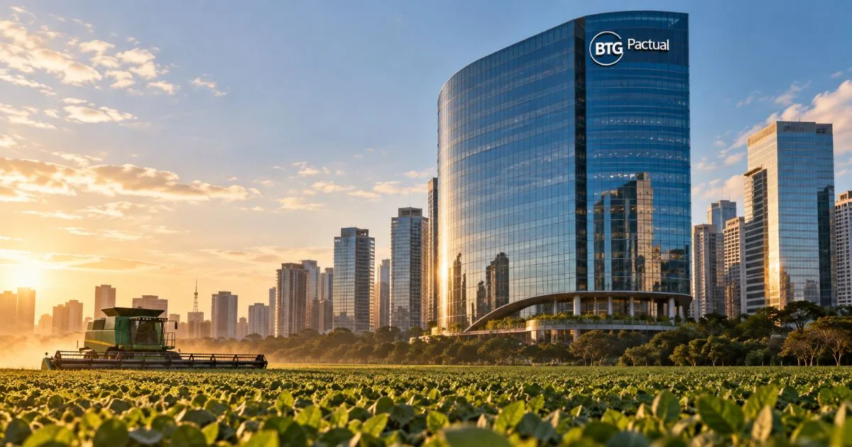 BTG Pactual lança maior fundo de investimento da história voltado ao agronegócio brasileiro