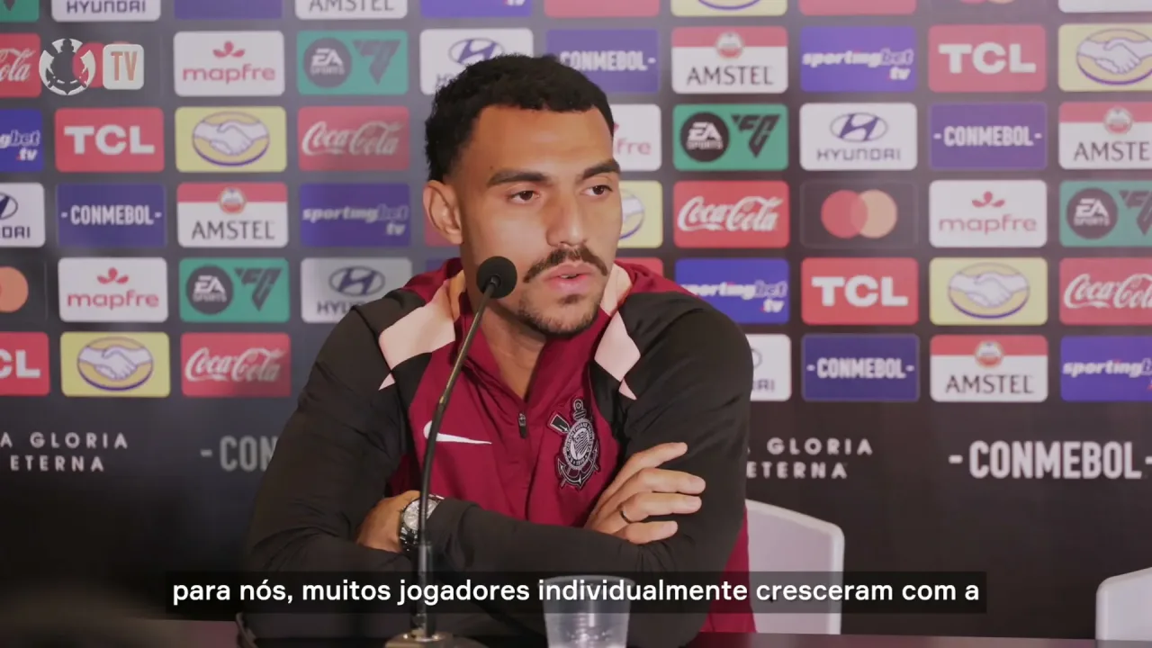 Matheuzinho diz que elenco do Corinthians está fechado com Diniz; veja