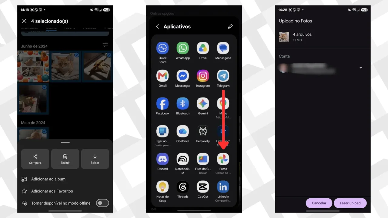 Como migrar fotos do OneDrive para o Google Fotos?