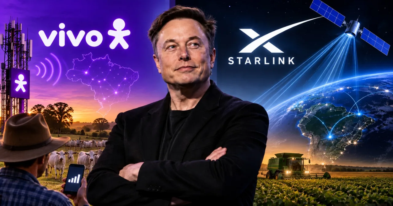 Anatel libera conexão da Starlink direto no celular para Vivo no Brasil até 2029; veja como vai funcionar