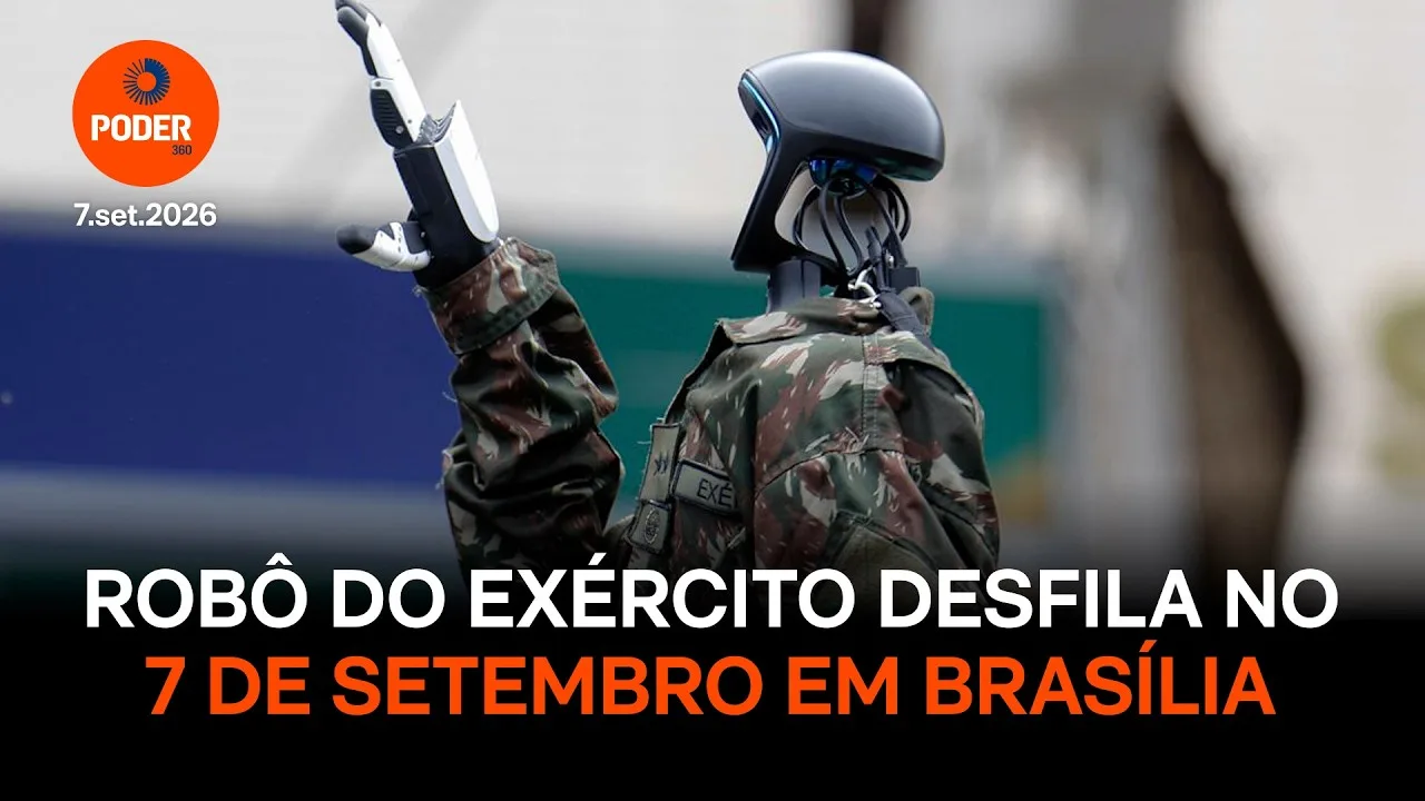 7 de setembro: internautas zoam robô humanoide no desfile em Brasília