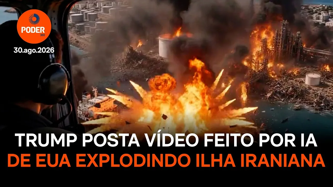 Trump chama de “estúpida” pergunta sobre bomba atômica no Irã
