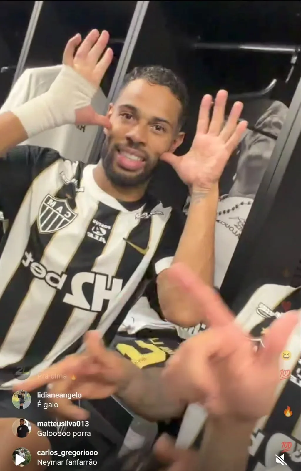 Nemo, tatuagens e mais: as provocações a Neymar após Atlético x Santos