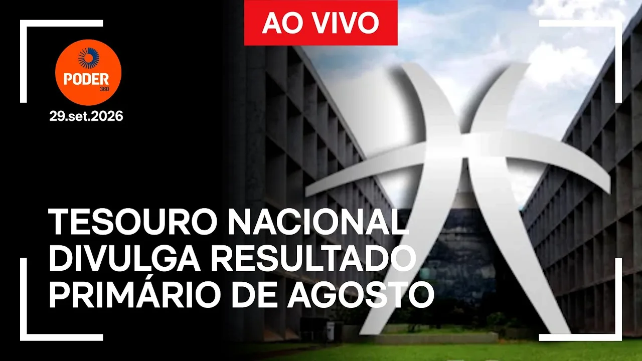 Ao vivo: Tesouro Nacional divulga resultado primário de agosto