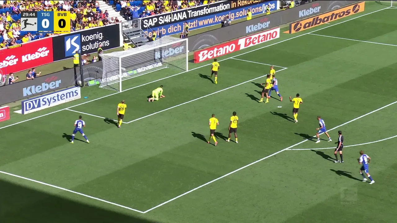 Melhores momentos: Hoffenheim 2 x 3 Dortmund pelo Alemão
