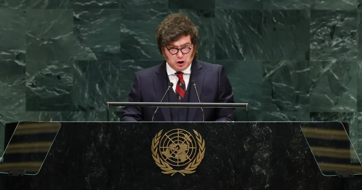 Em discurso na Assembleia Geral, Milei chama ONU de ‘organização inútil’