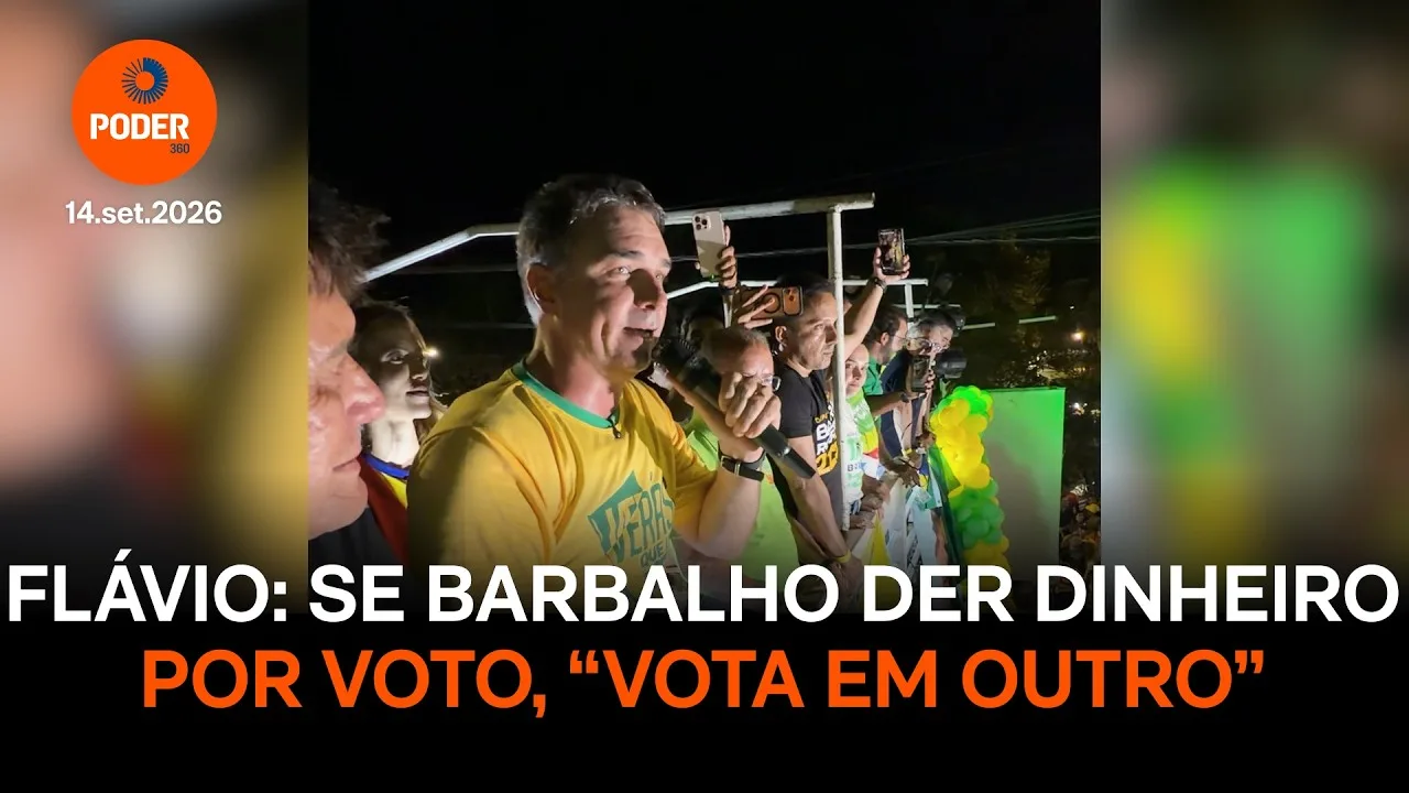 Flávio: se Barbalho oferecer dinheiro por voto, “pega e vota em outro”