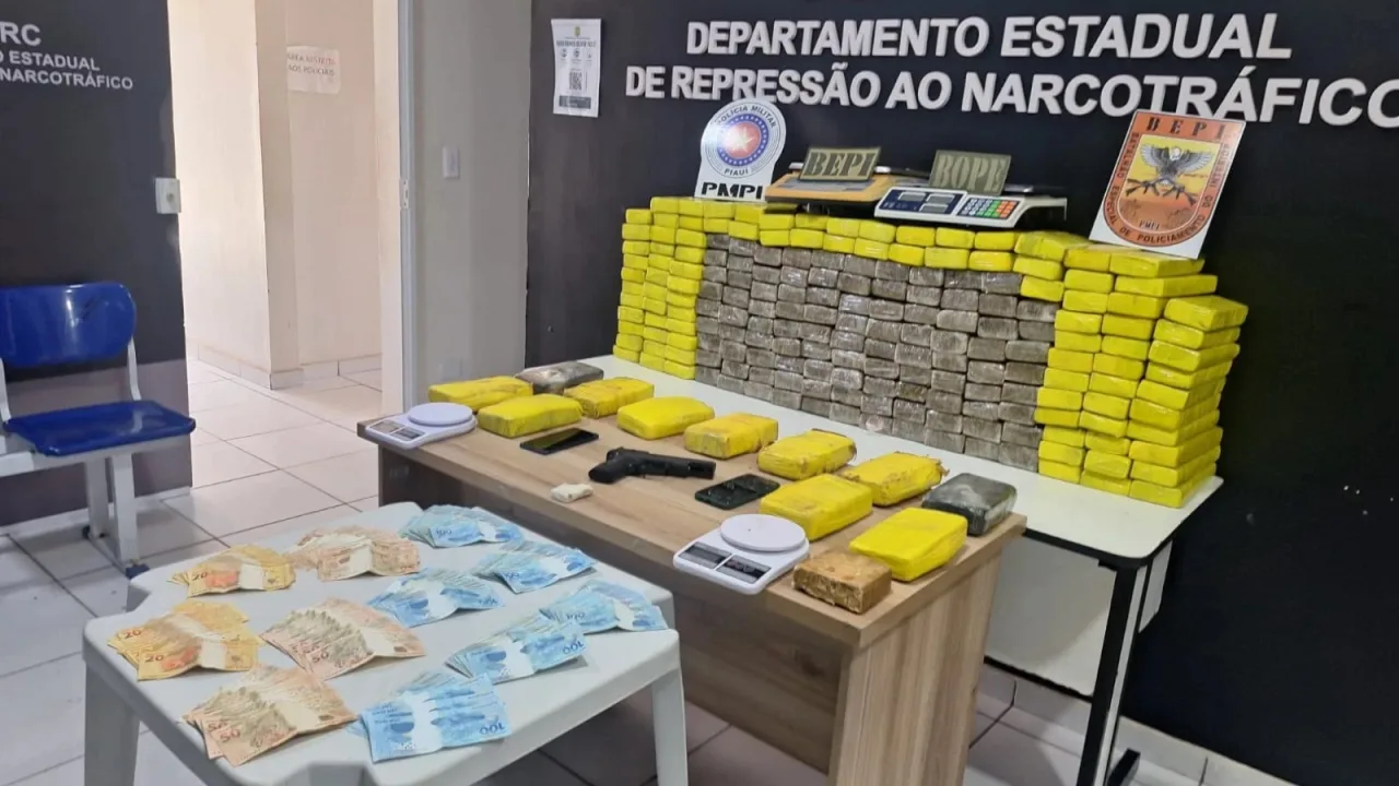 Operação apreende cerca de 200 kg de drogas em casa na Zona Norte de Teresina