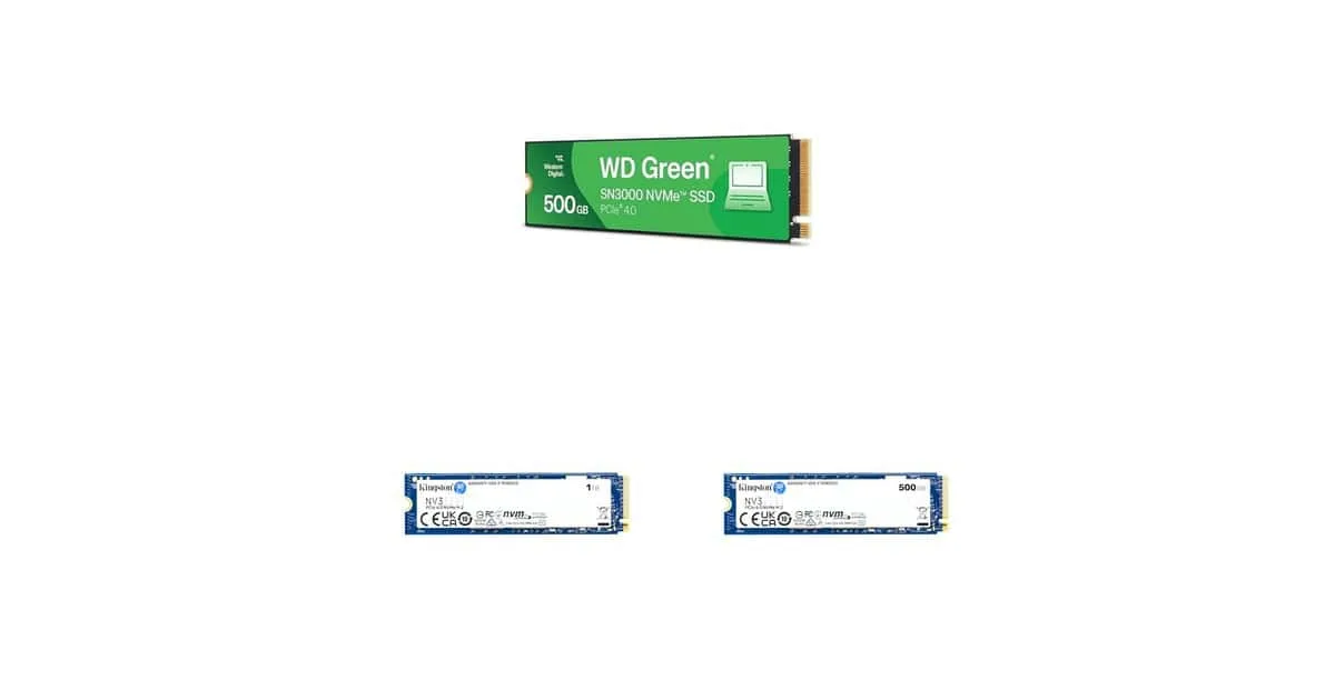 Seu PC lento por falta de espaço? Confira uma seleção de SSDs NVMe em promoção na Amazon