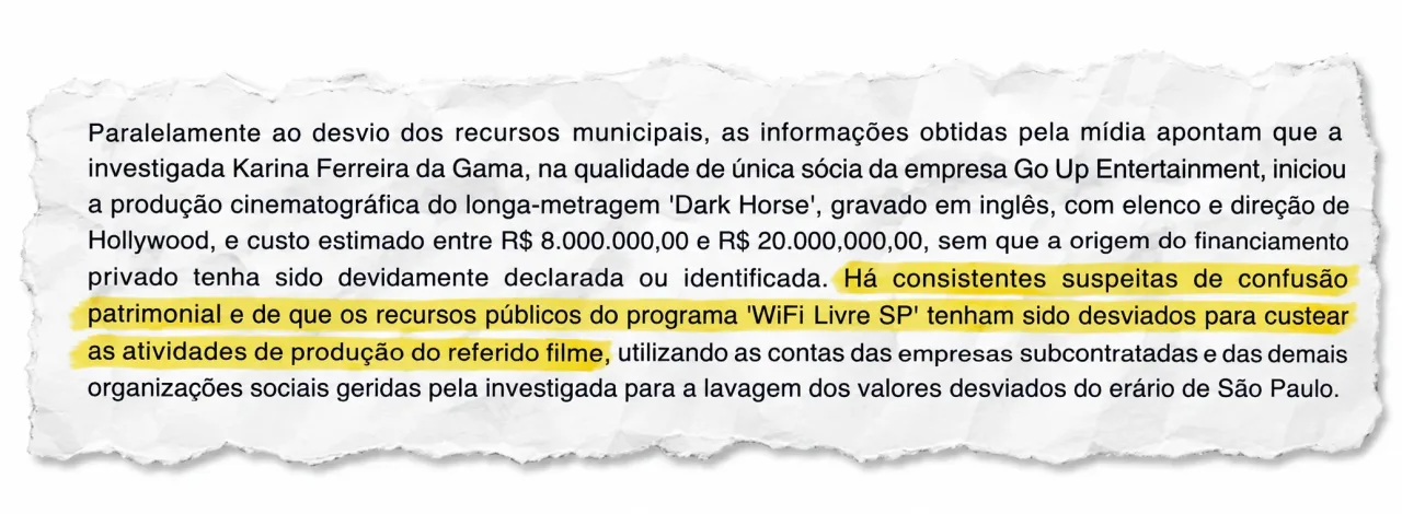 Polícia Civil de SP vê suspeita de desvio de verba para “Dark Horse”