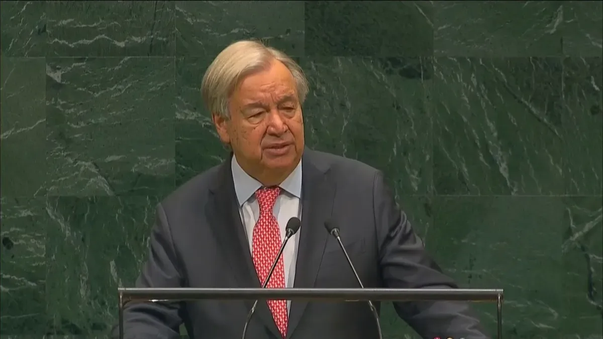 Guterres faz último discurso na Assembleia como secretário-geral da ONU