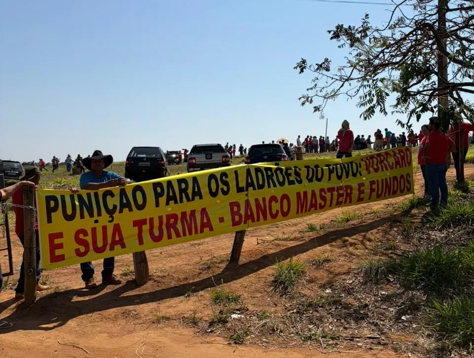 Fazenda avaliada em R$ 76 milhões ligada a fundo citado no caso Master é invadida em Minas Gerais