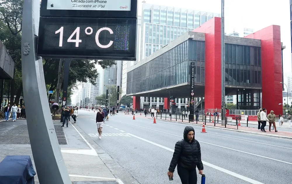 São Paulo registra tarde mais fria para um mês de setembro em 26 anos