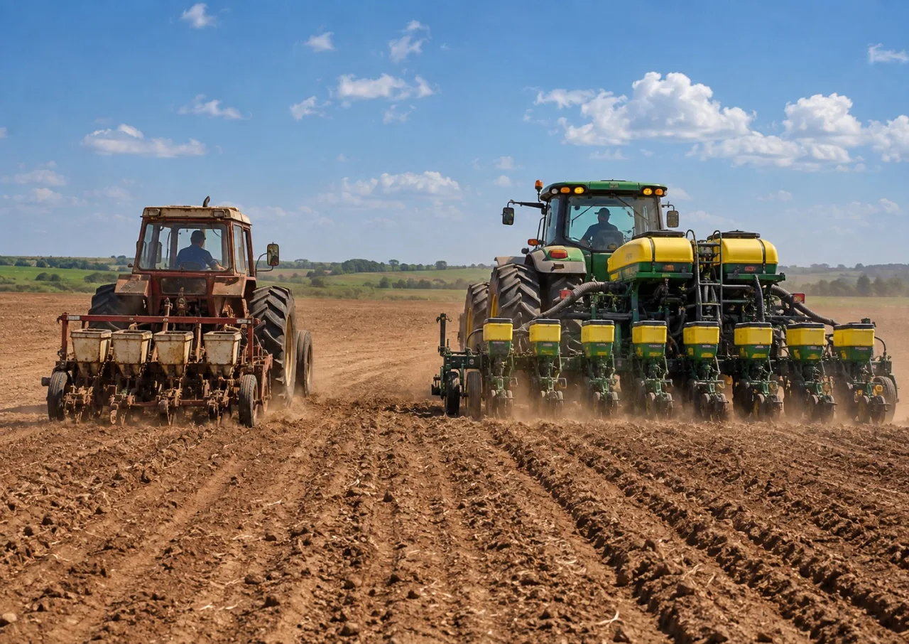Plantadeira de 30 anos enfrenta uma moderna no campo, e o resultado surpreende sobre produtividade