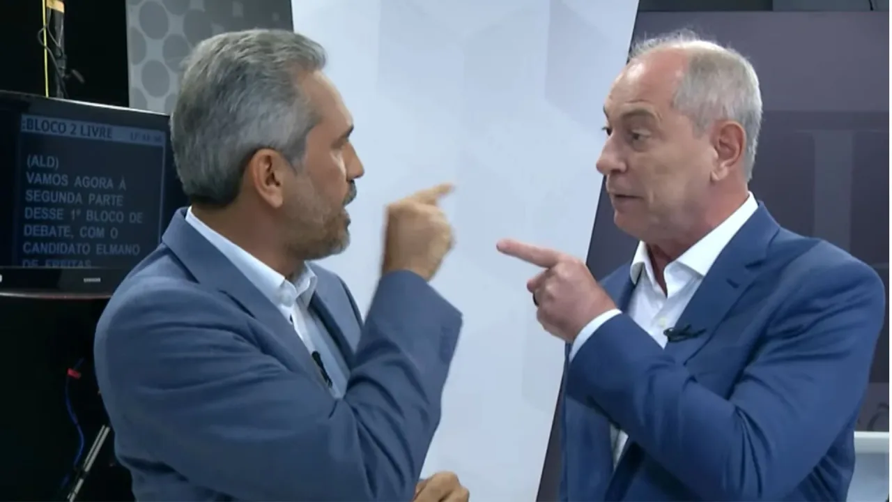 Elmano e Ciro batem boca durante debate no Ceará
